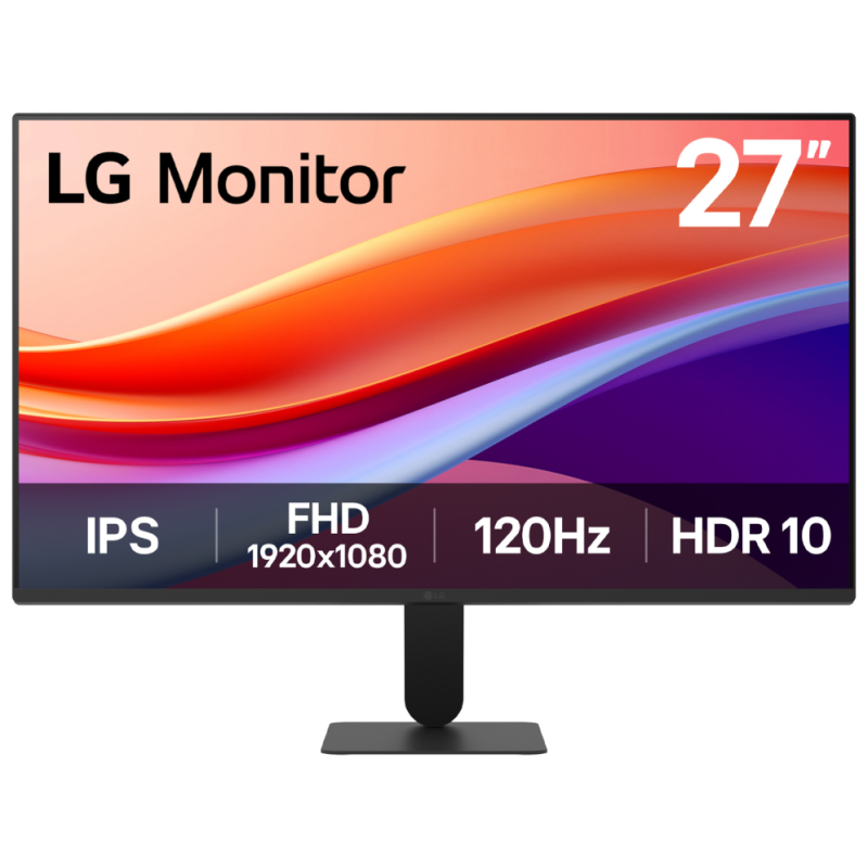 MONITOR LG 27U411A B 27 FHD 100HZ VA CURVO HDR10 USB C NEGRO