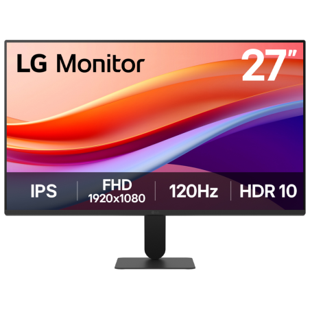 MONITOR LG 27U411A B 27 FHD 100HZ VA CURVO HDR10 USB C NEGRO