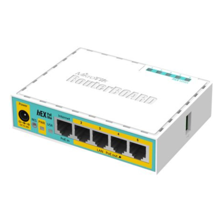 ROUTER MIKROTK HEX POE LITE RB750UPr2