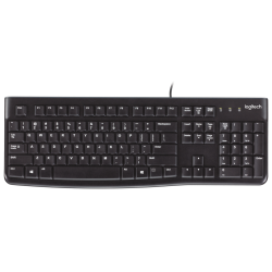 TECLADO LOGITECH K120 EN INGLES USB NEGRO