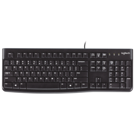 TECLADO LOGITECH K120 EN INGLES USB NEGRO