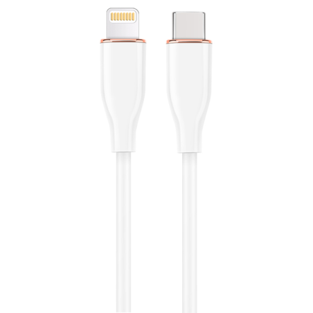 CABLE DE CARGA Y DATOS GEMBIRD USB TIPO C A 8 CLAVIJAS 15 M BLANCO