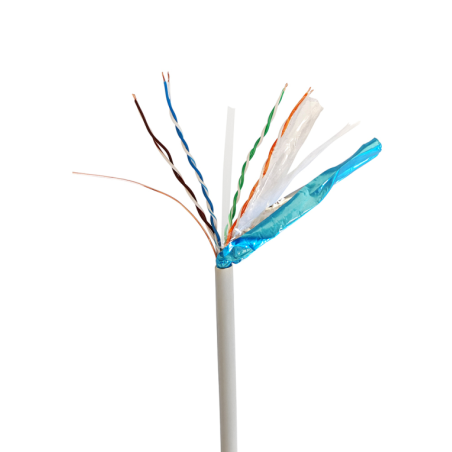 BOBINA CABLE GEMBIRD CAT6 FTP PREMIUM CCA SOLIDO ECA 305 M