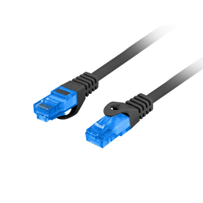 CABLE RED LANBERG LATIGUILLO CAT6A S FTP LSZH CCA 3M NEGRO FLUKE PASSED