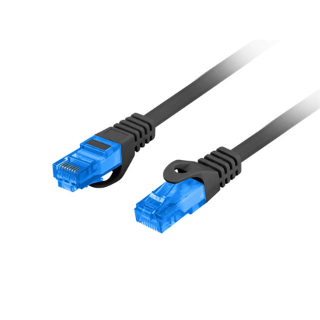 CABLE RED LANBERG LATIGUILLO CAT6A S FTP LSZH CCA 3M NEGRO FLUKE PASSED