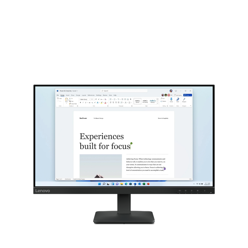 MONITOR LENOVO L24 4E 238FHD 100Hz 4ms HDMI NEGRO