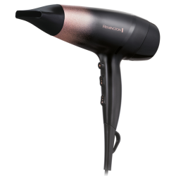 SECADOR REMINGTON D5305 2200W 3 TEMPERATURAS DIFUSOR NEGRO Y ROSA