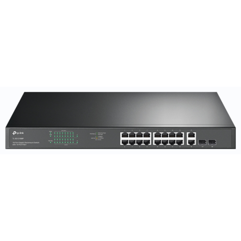 SWITCH TP LINK 18 PORT GSWITCH TP LINK TL SG1218MP 16x1G POE 2xSFP 250W
