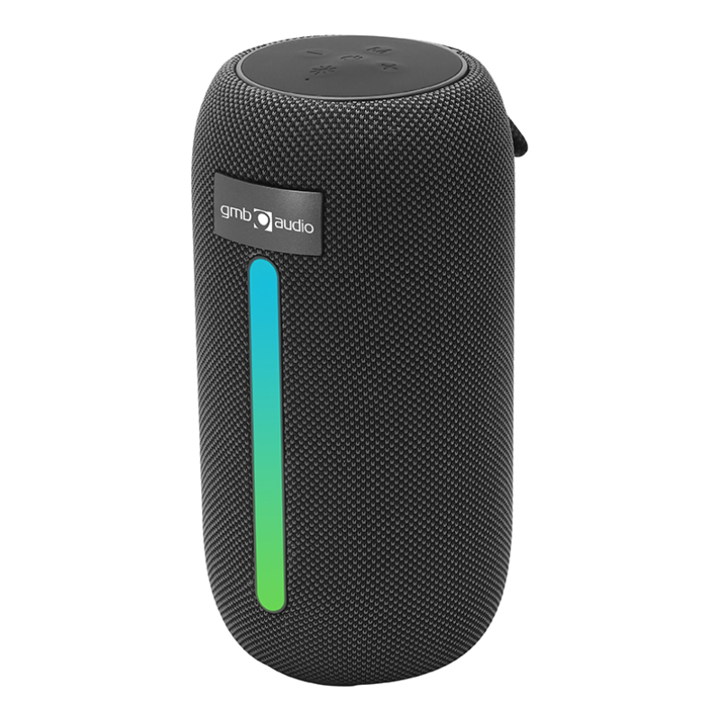 ALTAVOZ PORTATIL GEMBIRD 8W BT LED RGB NEGRO