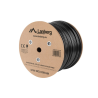 BOBINA CABLE RED LANBERG EXTERIOR UTP RJ45 CAT6 GEL FILLED CU AWG24 305M NEGRO