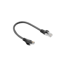 CABLE RED LANBERG LATIGUILLO CAT6 FTP 025M NEGRO FLUKE PASSED