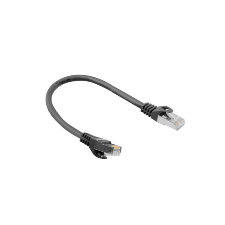 CABLE RED LANBERG LATIGUILLO CAT6 FTP 025M NEGRO FLUKE PASSED