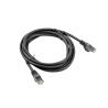 CABLE RED LANBERG LATIGUILLO CAT6 FTP 05M NEGRO FLUKE PASSED