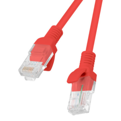 CABLE RED LANBERG CAT5E UTP 5M ROJO FLUKE PASSED
