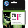 TINTA HP 712 MAGENTA PACK 3