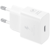 CARGADOR SAMSUNG USB C 25W GAN WHITE SIN CABLE