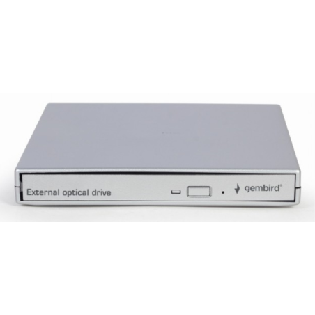 UNIDAD DE DVD USB EXTERNA GEMBIRD PLATA