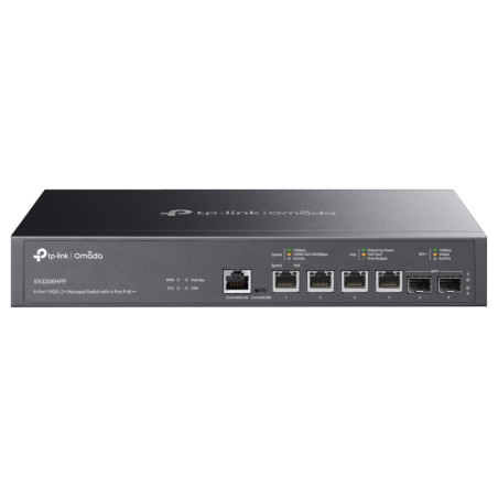 SWITCH TP LINK OMADA TL SX3206HPP L2 4x10G POE 2xSFP 1xConsolaRJ45 1xC