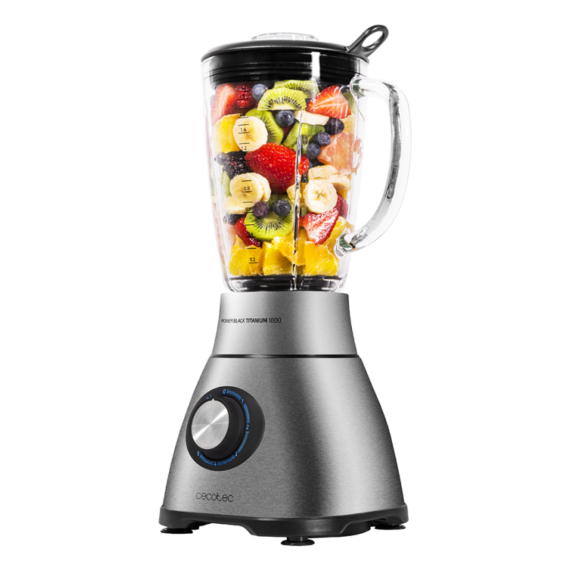 BATIDORA DE VASO CECOTEC POWER BLACK TITANIUM 1800