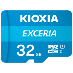 MICRO SD KIOXIA 32GB EXCERIA UHS I C10 R100 CON ADAPTADOR
