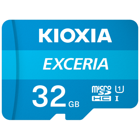 MICRO SD KIOXIA 32GB EXCERIA UHS I C10 R100 CON ADAPTADOR