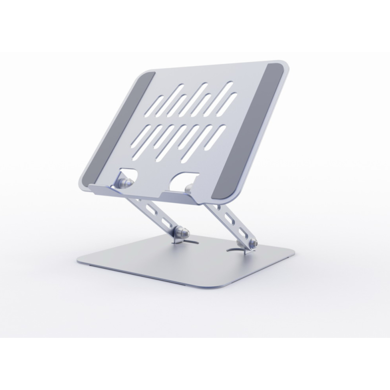 SOPORTE ELEVADOR PLEGABLE PARA PORTATIL GRIS ESPACIAL
