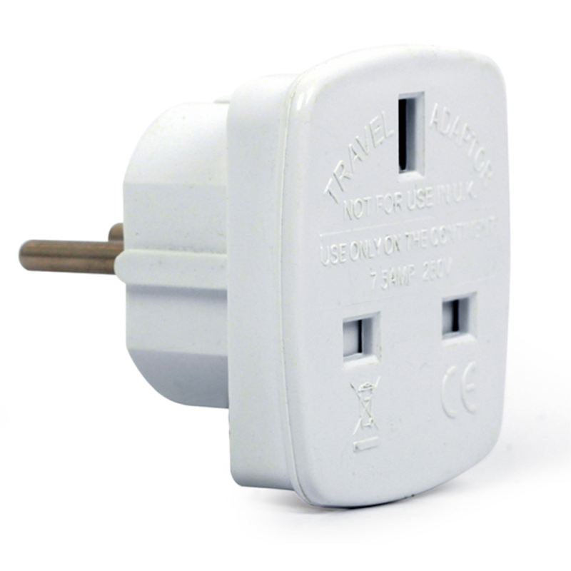 ADAPTADOR ALIMENTACION GEMBIRD CA PARA UK A SCHUKO UE 75A