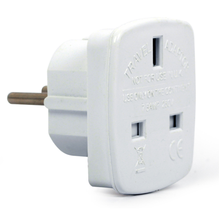 ADAPTADOR ALIMENTACION GEMBIRD CA PARA UK A SCHUKO UE 75A