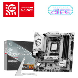 PLACA BASE MSI B850M GAMING PLUS WIFI6E PCI E x16 Gen5 M2 Gen5