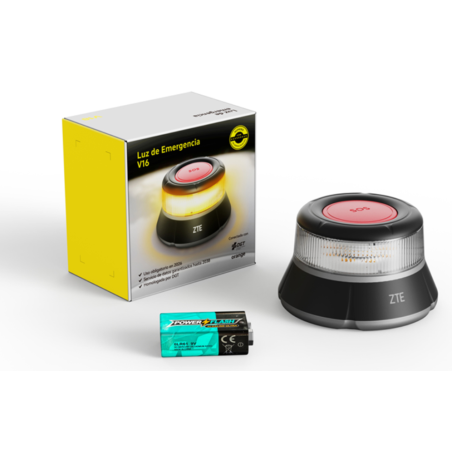 LUZ DE EMERGENCIA ZTE E1 BALIZA V16 GEOLOCALIZADA DGT