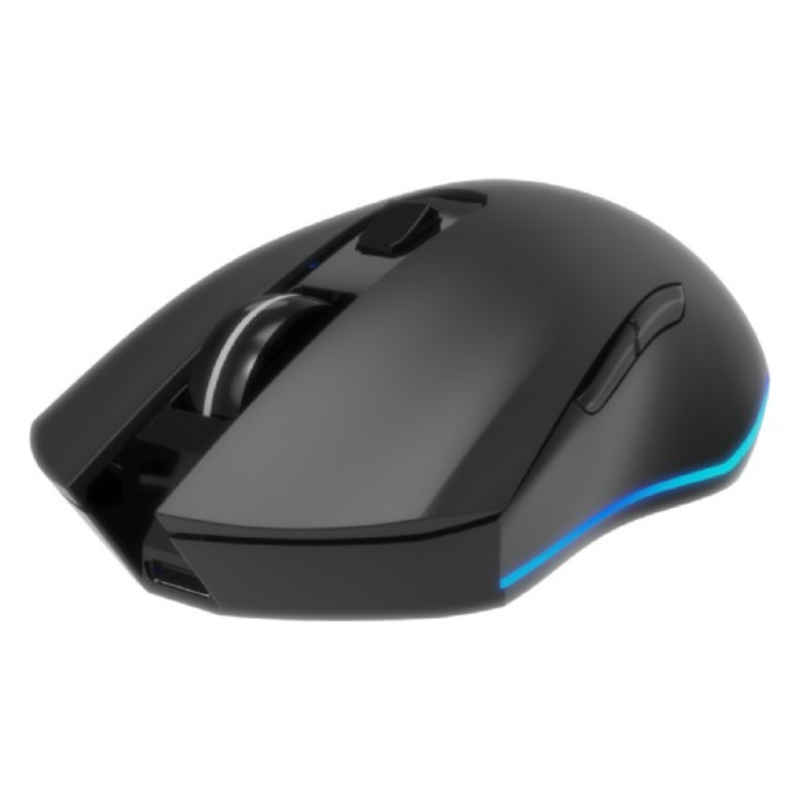 RATON GAMING GEMBIRD RGB INALAMBRICO RECARGABLE DE 6 BOTONES FIREBOLT NEGRO