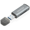 LECTOR TARJETAS AISENS SD MICRO SD MMC RS MMC MMC MICRO USBA GRIS