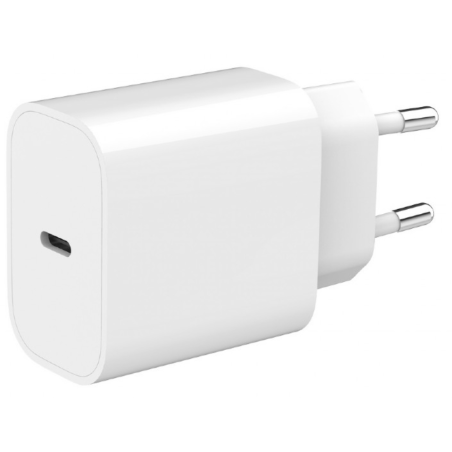 CARGADOR RAPIDO GEMBIRD USB TYPE C DE 20 W BLANCO