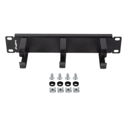 ORGANIZADOR DE CABLES LANBERG 3 ANILLAS 10 1U TIPO B NEGRO
