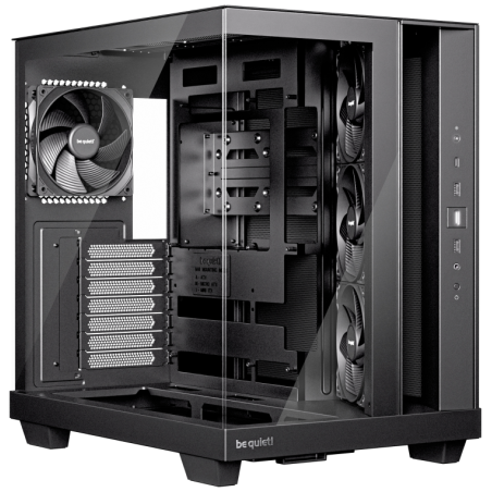 CAJA BEQUIET LIGHT BASE 600 DX ATX SIN FUENTE ARGB NEGRO