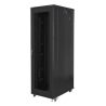 ARMARIO LANBERG RACK 19 42U 800X1000 FLAT PACK PUERTA PERFORADA NEGRO