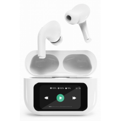 AURICULARES GEMBIRD TWS LCD ANC 01 W BLANCO BT
