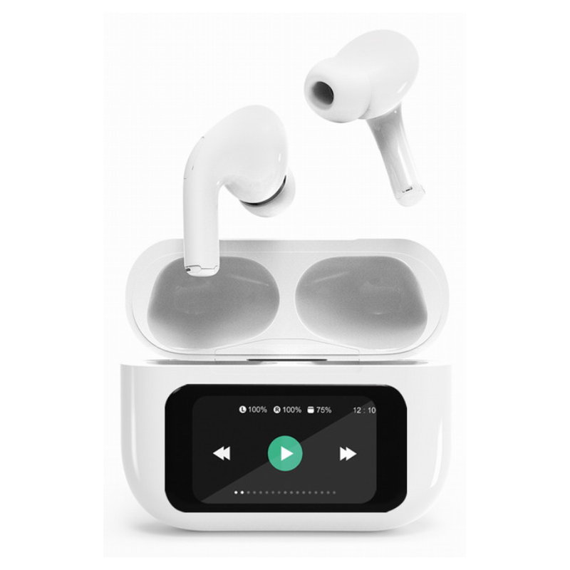 AURICULARES GEMBIRD TWS LCD ANC 01 W BLANCO BT