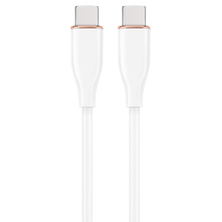 CABLE DE CARGA Y DATOS GEMBIRD PD TIPO C SILICONA ALTA CALIDAD 15M BLANCO