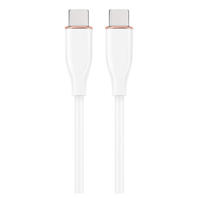 CABLE DE CARGA Y DATOS GEMBIRD PD TIPO C SILICONA ALTA CALIDAD 15M BLANCO