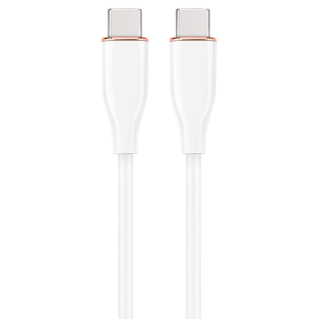 CABLE DE CARGA Y DATOS GEMBIRD PD TIPO C SILICONA ALTA CALIDAD 15M BLANCO