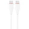 CABLE DE CARGA Y DATOS GEMBIRD PD TIPO C SILICONA ALTA CALIDAD 15M BLANCO