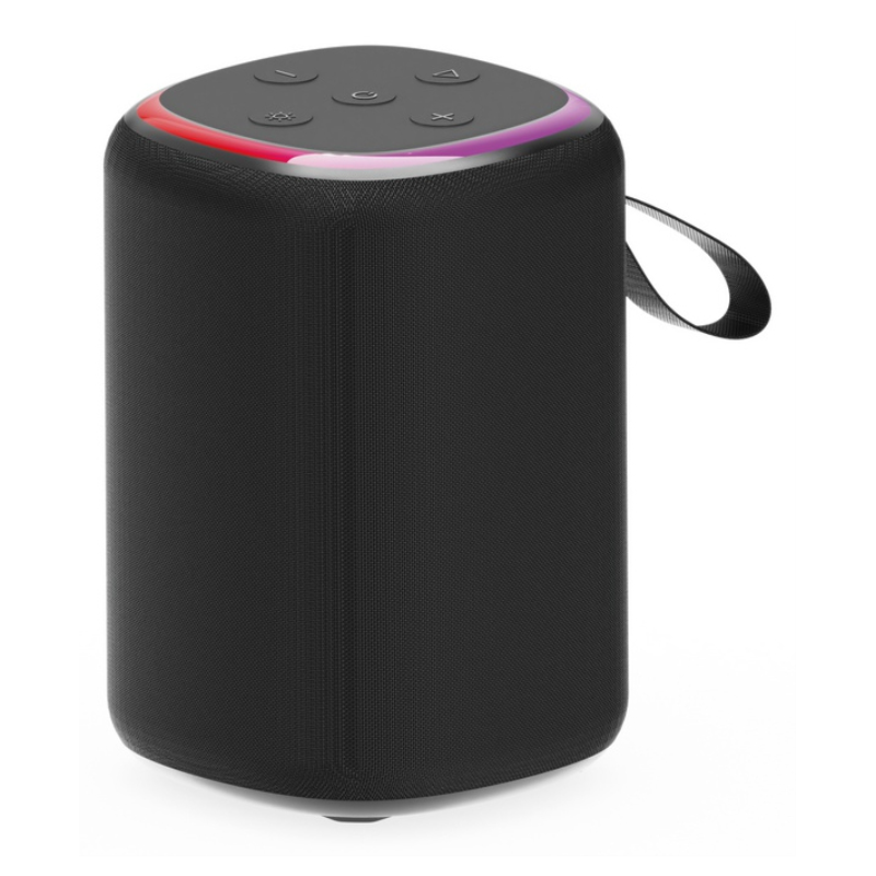 ALTAVOZ PORTATIL SPK BT LED 08S 3W BT NEGRO LUZ LED