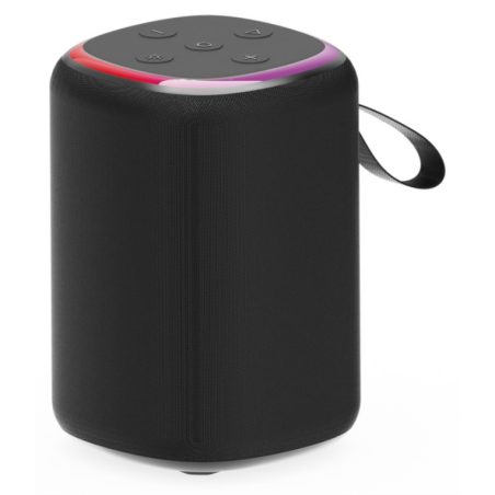 ALTAVOZ PORTATIL SPK BT LED 08S 3W BT NEGRO LUZ LED