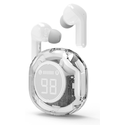 AURICULARES GEMBIRD TWST 01 W TRANSPARENTES BLANCO BT