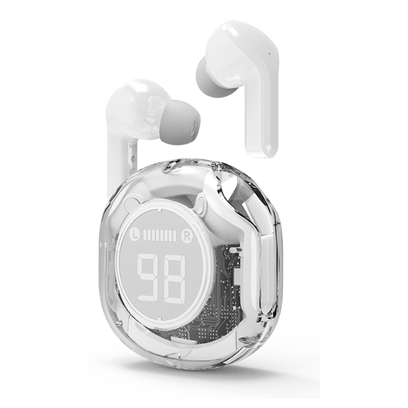 AURICULARES GEMBIRD TWST 01 W TRANSPARENTES BLANCO BT