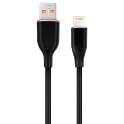 CABLE DE CARGA Y DATOS GEMBIRD DE SILICONA PREMIUM DE 8 CLAVIJAS 15 M NEGRO