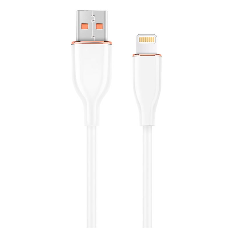 CABLE DE CARGA Y DATOS GEMBIRD DE SILICONA PREMIUM DE 8 CLAVIJAS 15 M BLANCO