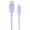 CABLE DE CARGA Y DATOS GEMBIRD USB TIPO C DE SILICONA PREMIUM 15 M VIOLETA