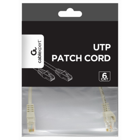 CABLE RED GEMBIRD UTP CAT6 025M COBRE GRIS